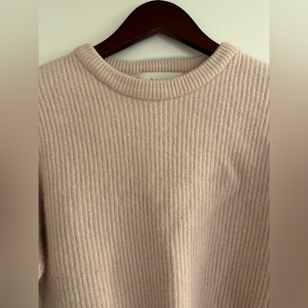 OLIVE CLOTHING Pink, Ribbed Knit Sweater - Picture 4 of 6